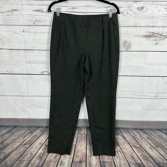 J Jill Pants Womens Small Gray Slim Leg Pull on Soft Casual Office Career Modern - Picture 1 of 11